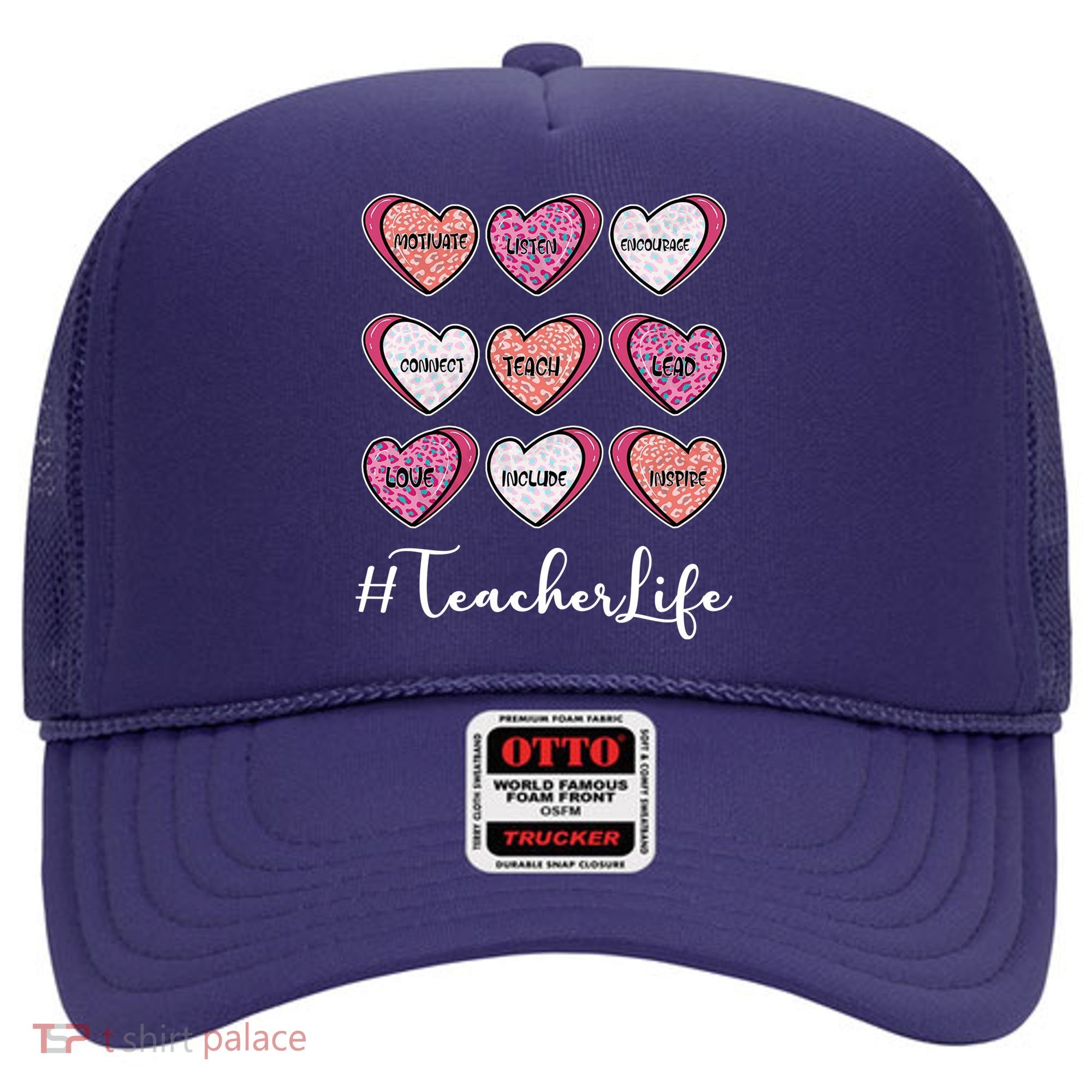 Teachers Life Valentines Day Heart Candy Hat