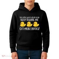 The Little Voices In My Head Keep Kids Hoodie thumb 4