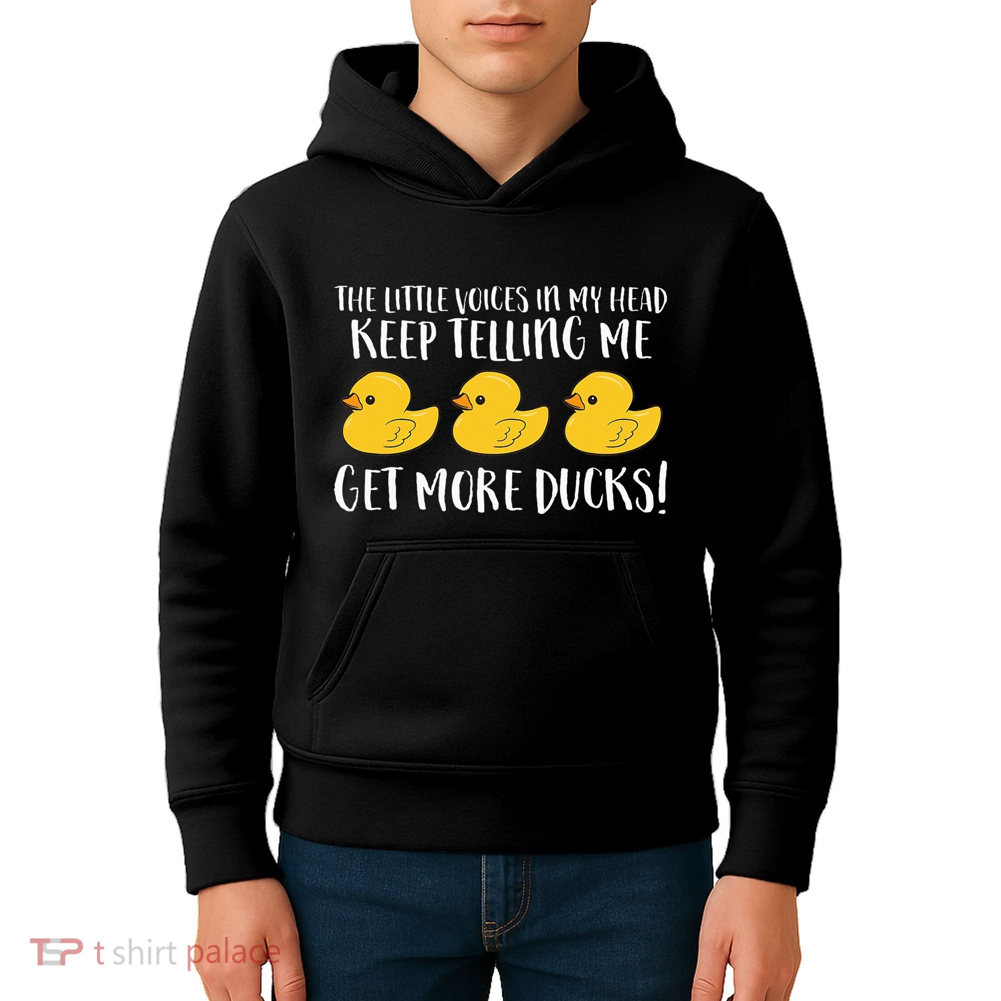 The Little Voices In My Head Keep Kids Hoodie