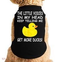 The Little Voices In My Head Keep Telling Me Get More Ducks Doggie Tank thumb 0