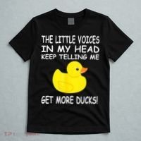 The Little Voices In My Head Keep Telling Me Get More Ducks T-Shirt thumb 5