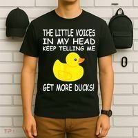 The Little Voices In My Head Keep Telling Me Get More Ducks T-Shirt thumb 6