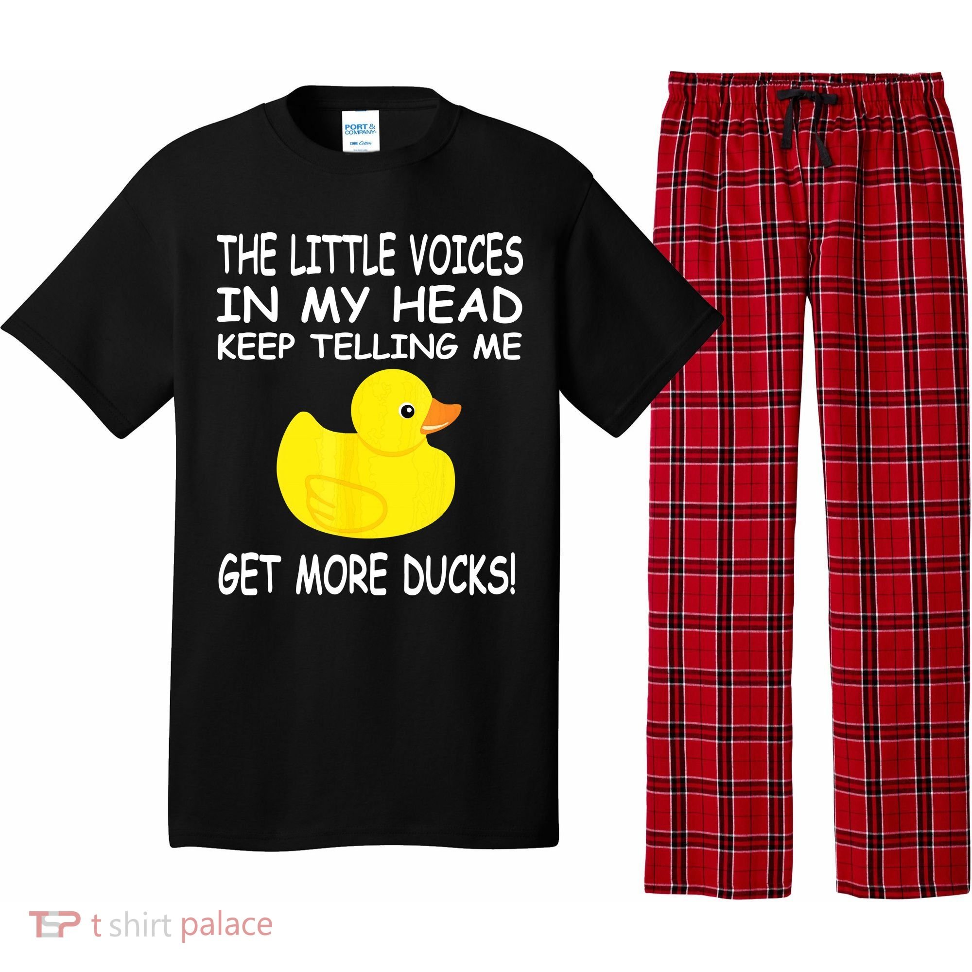 The Little Voices In My Head Keep Telling Me Get More Ducks Pajama Set