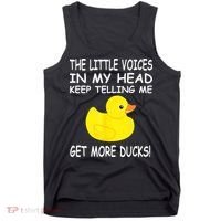 The Little Voices In My Head Keep Telling Me Get More Ducks Tank Top thumb 0