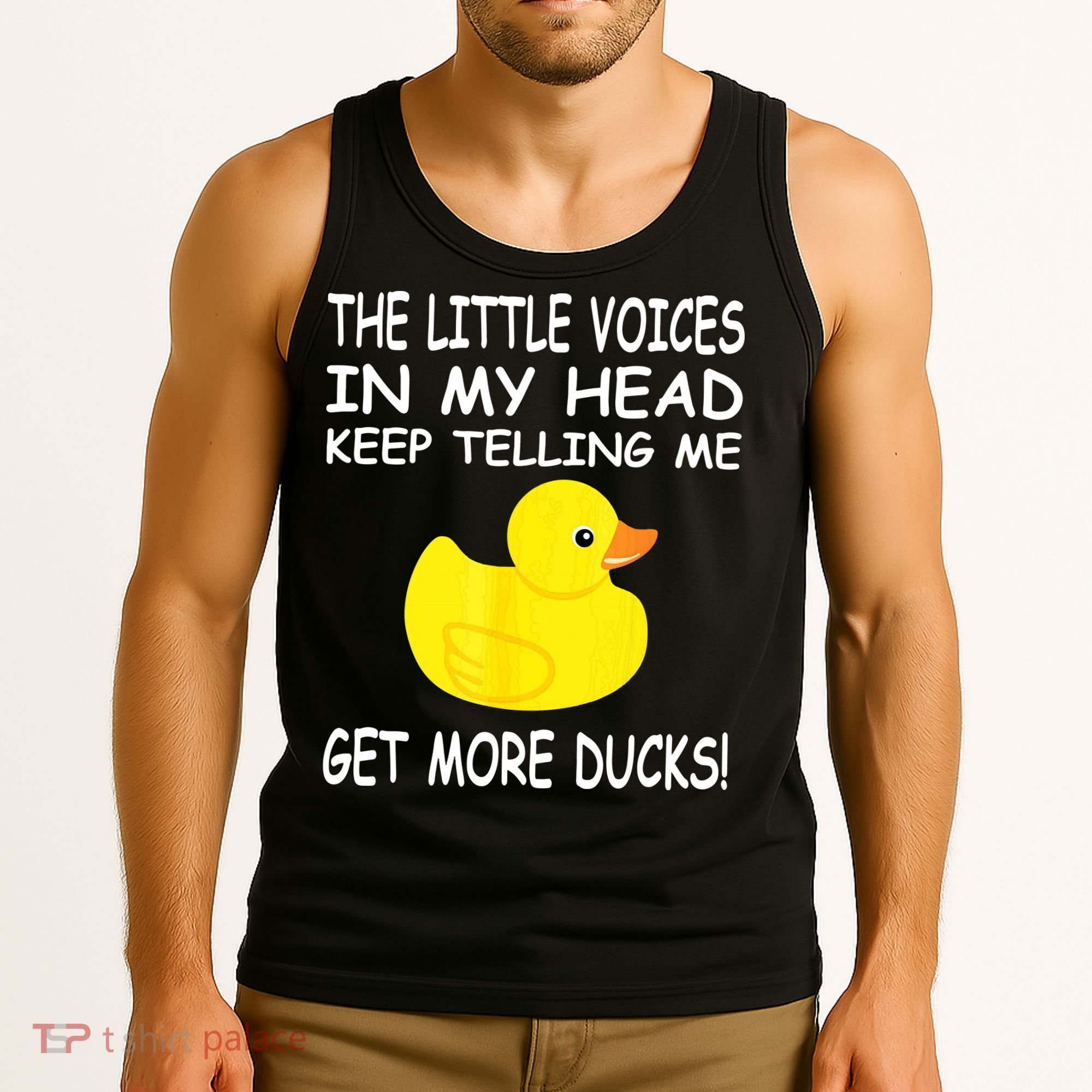 The Little Voices In My Head Keep Telling Me Get More Ducks Tank Top