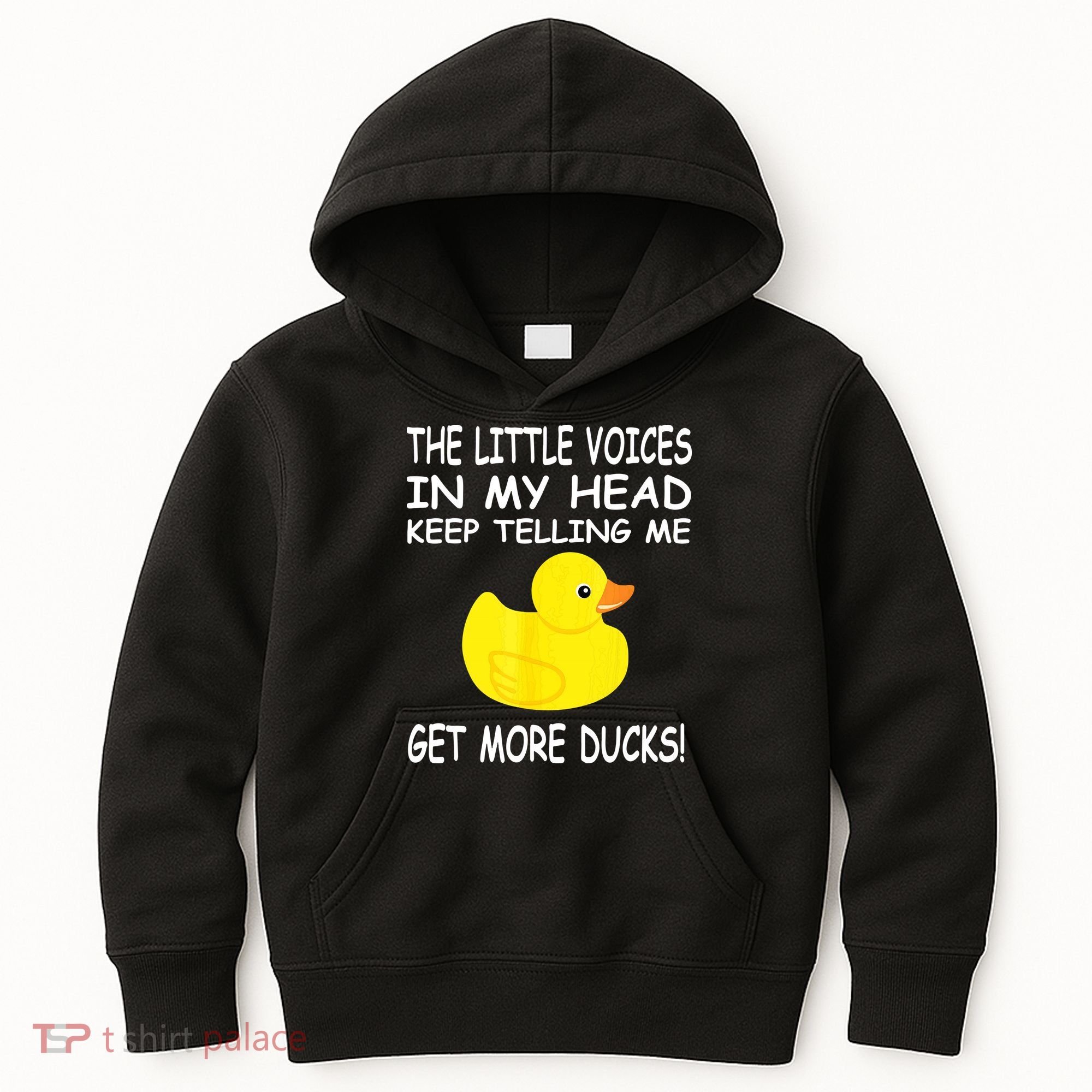 The Little Voices In My Head Keep Telling Me Get More Ducks Kids Hoodie