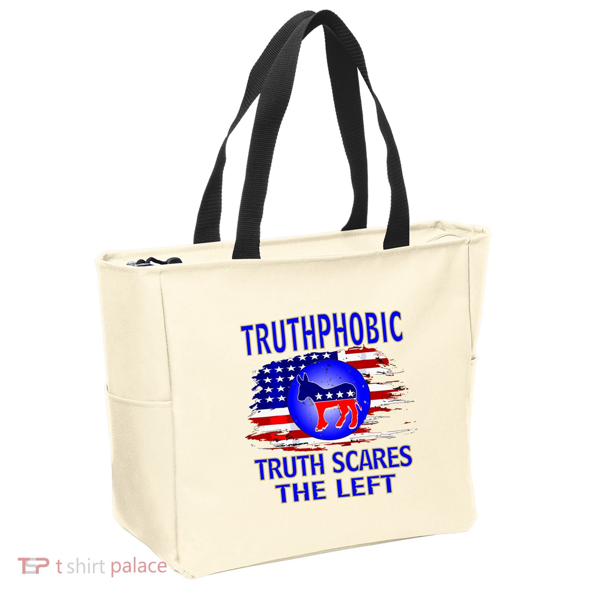 Truthphobic Left Wing Democrats Tote Bag