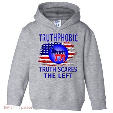 Truthphobic Left Wing Democrats Toddler Hoodie