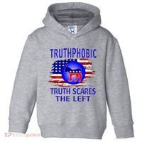 Truthphobic Left Wing Democrats Toddler Hoodie thumb 0