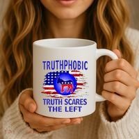 Truthphobic Left Wing Democrats Coffee Mug thumb 3