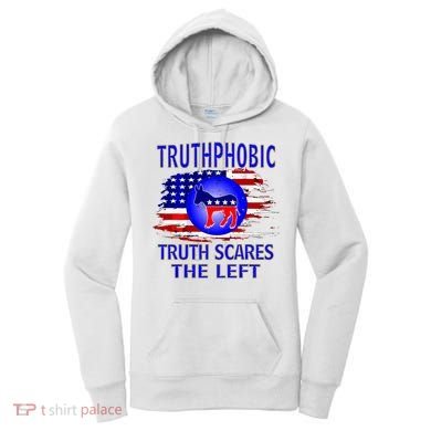 Truthphobic Left Wing Democrats Women's Hoodie