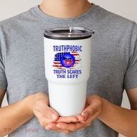 Truthphobic Left Wing Democrats Tumbler thumb 2