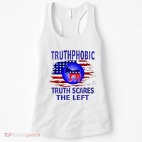Truthphobic Left Wing Democrats Women's Tank Top thumb 0