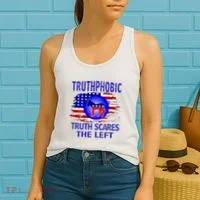 Truthphobic Left Wing Democrats Women's Tank Top thumb 2