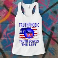 Truthphobic Left Wing Democrats Women's Tank Top thumb 3