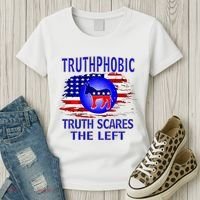 Truthphobic Left Wing Democrats Women's T-Shirt thumb 3