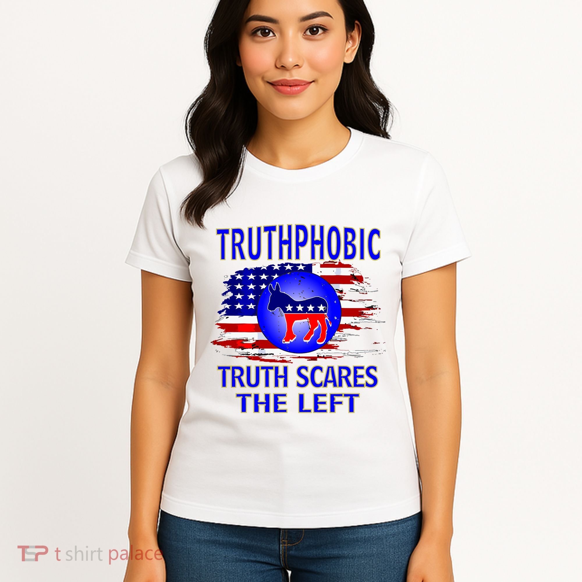 Truthphobic Left Wing Democrats Women's T-Shirt