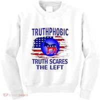 Truthphobic Left Wing Democrats Kids Sweatshirt thumb 0