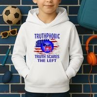 Truthphobic Left Wing Democrats Kids Hoodie thumb 2