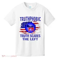 Truthphobic Left Wing Democrats Kids T-Shirt thumb 0