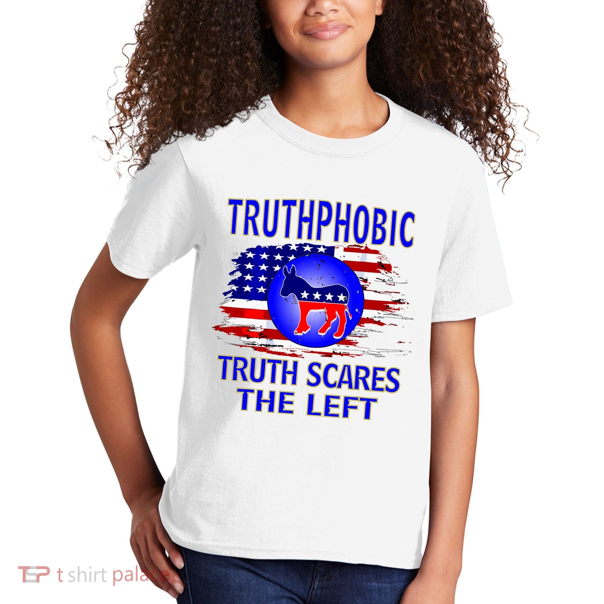 Truthphobic Left Wing Democrats Kids T-Shirt