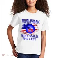 Truthphobic Left Wing Democrats Kids T-Shirt thumb 2