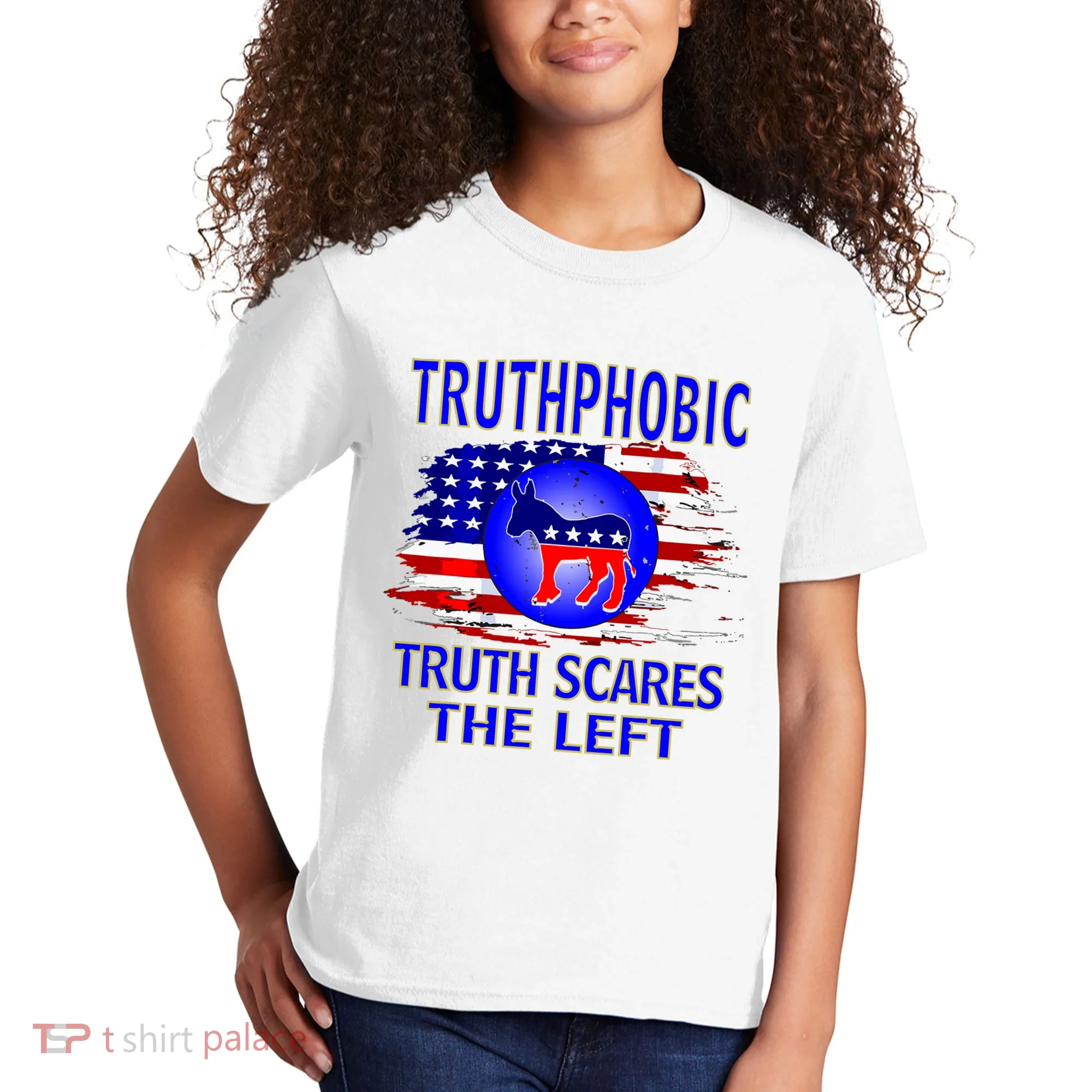 Truthphobic Left Wing Democrats Kids T-Shirt