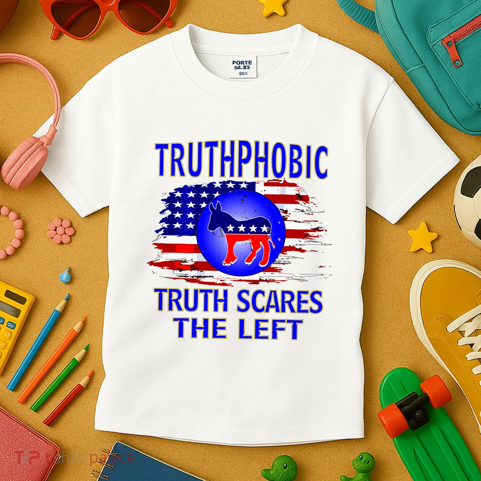 Truthphobic Left Wing Democrats Kids T-Shirt