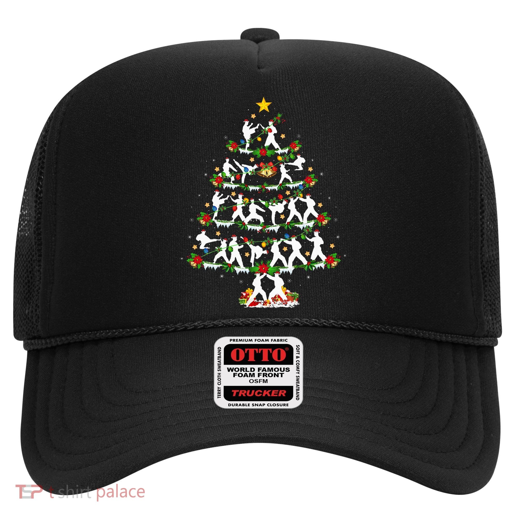 Taekwondo Lover Xmas Lighting Taekwondo Christmas Tree Hat