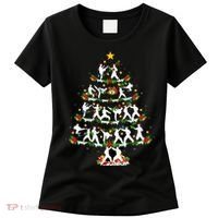 Taekwondo Lover Xmas Lighting Taekwondo Christmas Tree Women's T-Shirt thumb 0