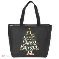 Taekwondo Lover Xmas Lighting Taekwondo Christmas Tree Tote Bag thumb 0