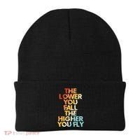 The Lower You Fall The Higher You Fly Beanie thumb 0