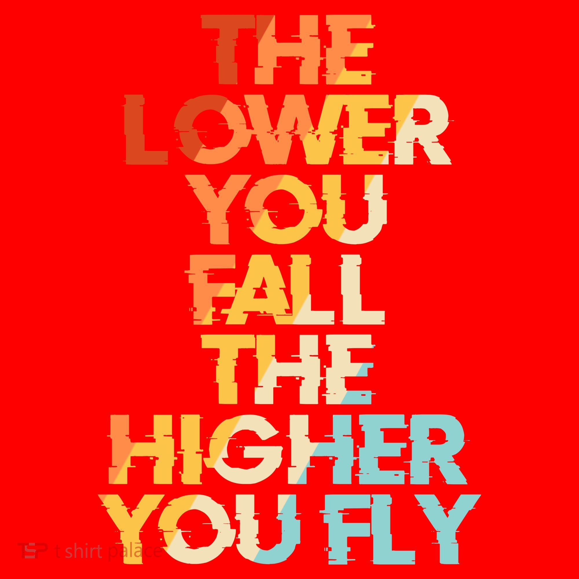 The Lower You Fall The Higher You Fly Santa Hat