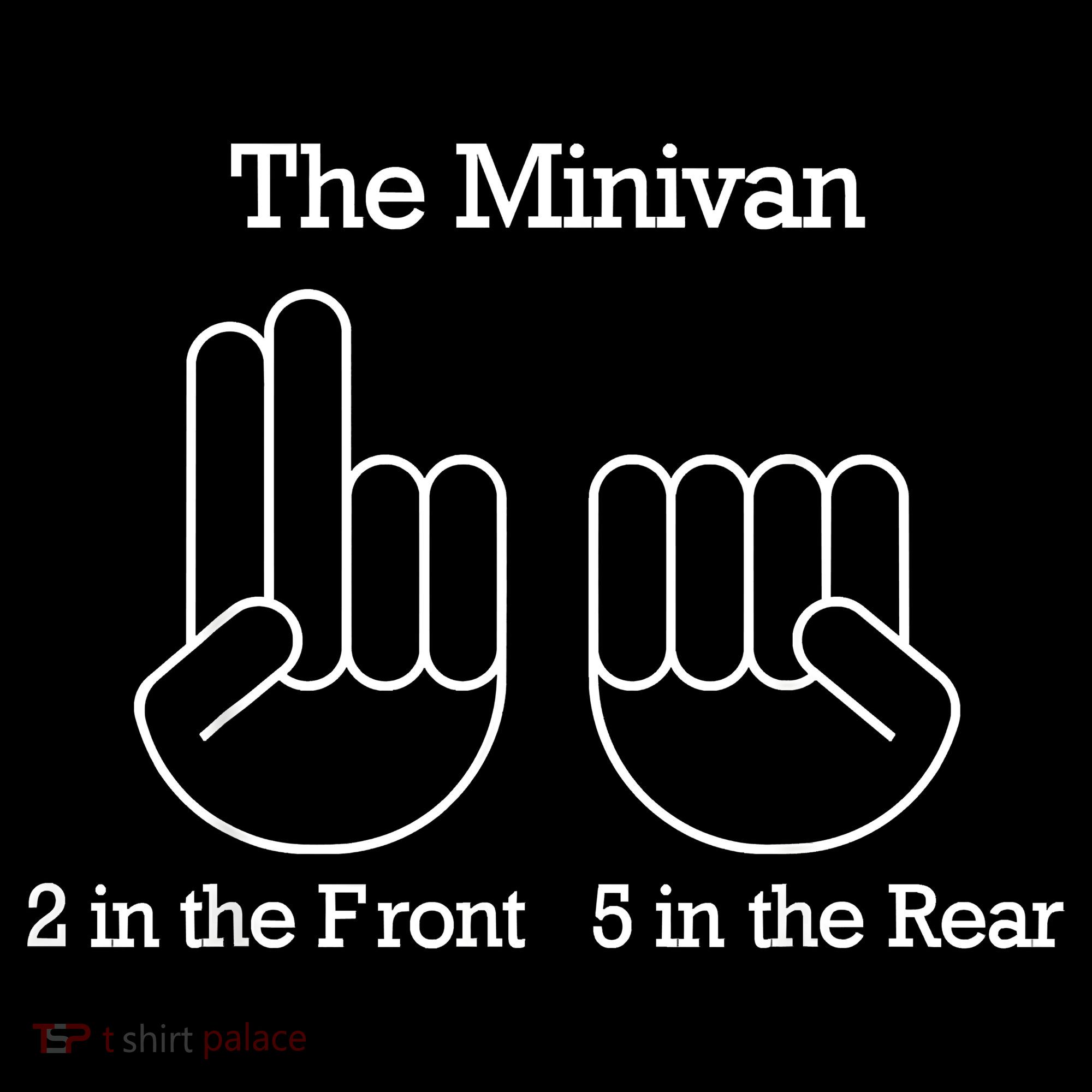 The Minivan 2 In The Front 5 In The Rear Mousepad