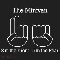 The Minivan 2 In The Front 5 In The Rear Golf Towel thumb 3