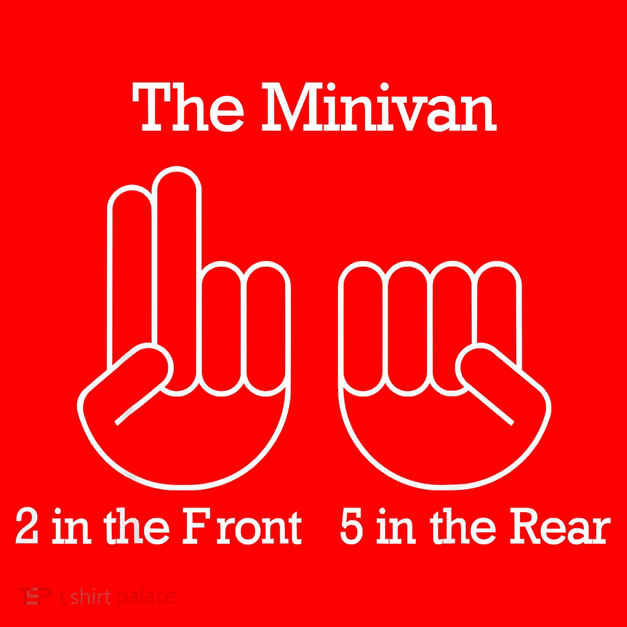 The Minivan 2 In The Front 5 In The Rear Santa Hat