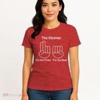 The Minivan 2 In The Front 5 In The Rear Women's T-Shirt thumb 4