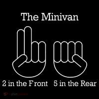 The Minivan 2 In The Front 5 In The Rear Women's T-Shirt thumb 6