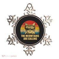 The Meowtains Are Calling Funny Cat Ski Snowboard Goggles Gift Ornament thumb 0