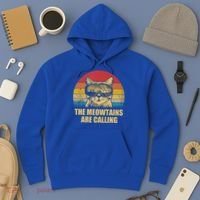 The Meowtains Are Calling Funny Cat Ski Snowboard Goggles Gift Hoodie thumb 3