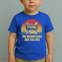 The Meowtains Are Calling Funny Cat Ski Snowboard Goggles Gift Toddler T-Shirt thumb 2
