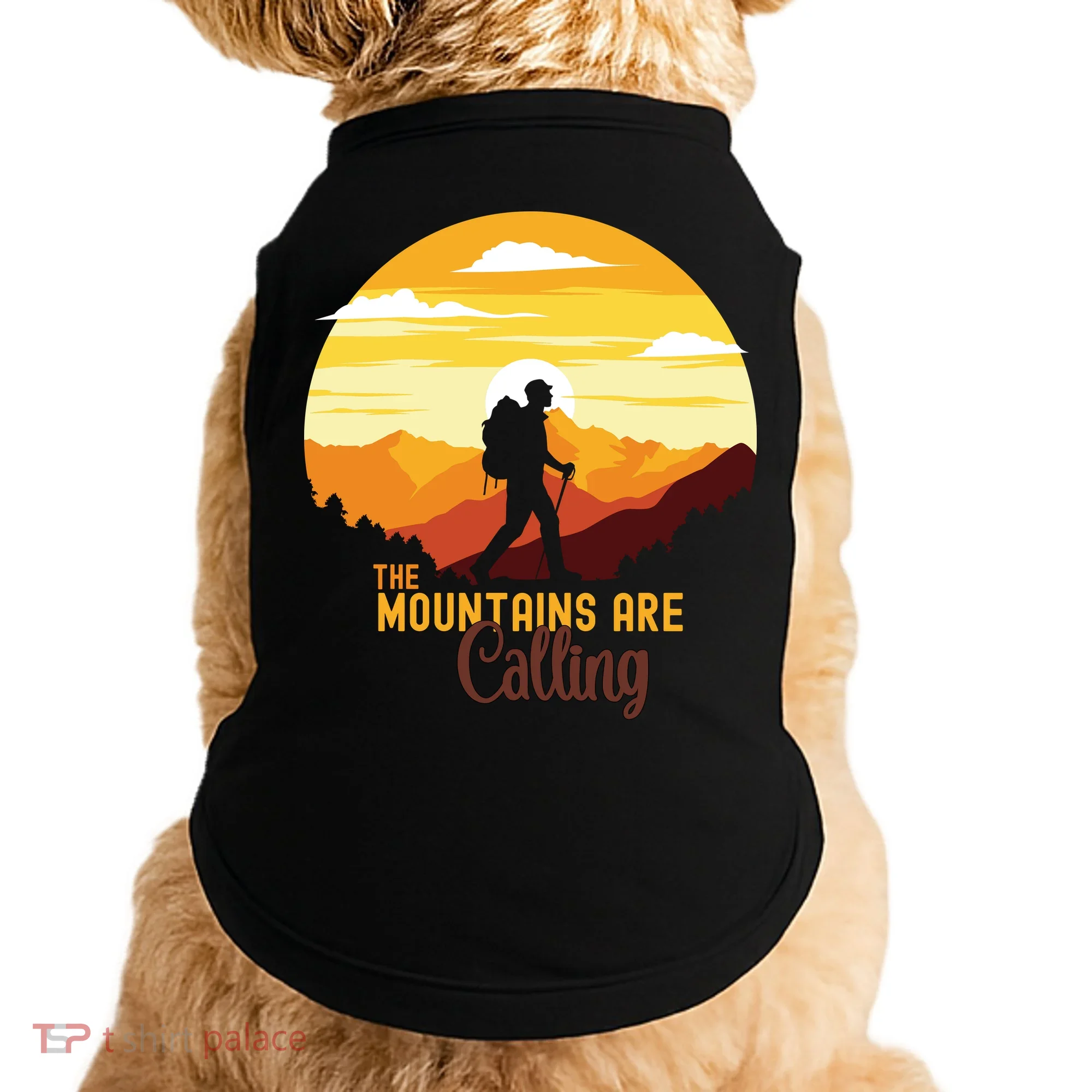 The Mountains Are Calling Doggie Tank