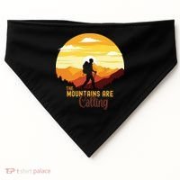 The Mountains Are Calling USA-Made Doggie Bandana thumb 0