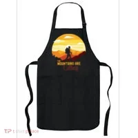 The Mountains Are Calling Apron thumb 0