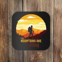 The Mountains Are Calling Coaster thumb 0