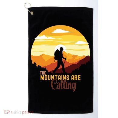 The Mountains Are Calling Golf Towel