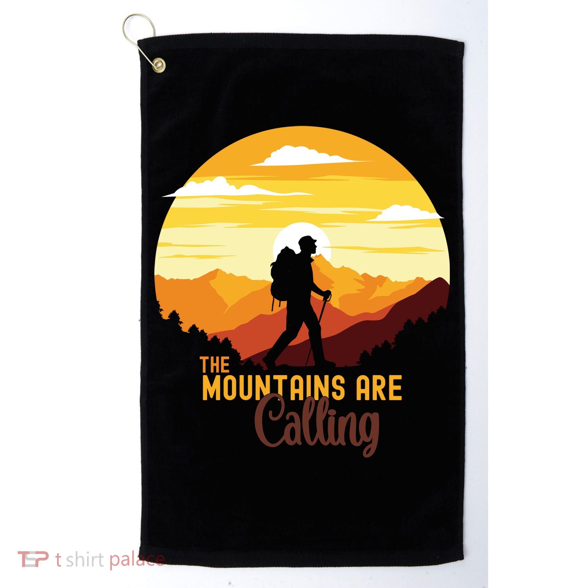 The Mountains Are Calling Golf Towel