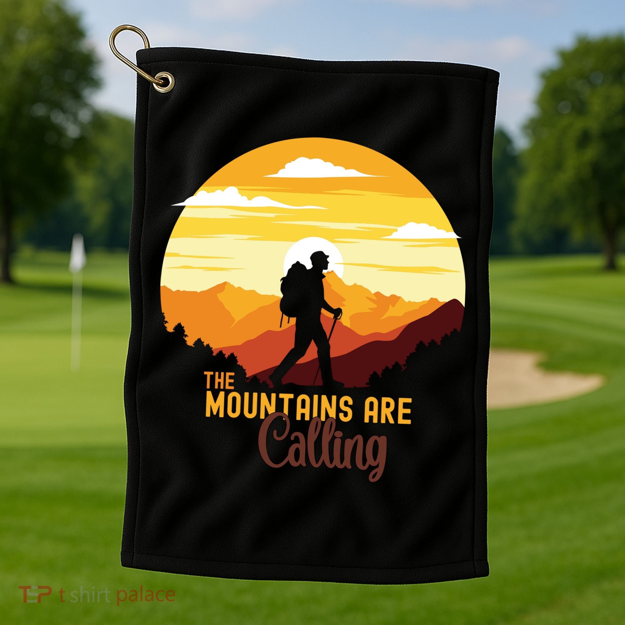 The Mountains Are Calling Golf Towel