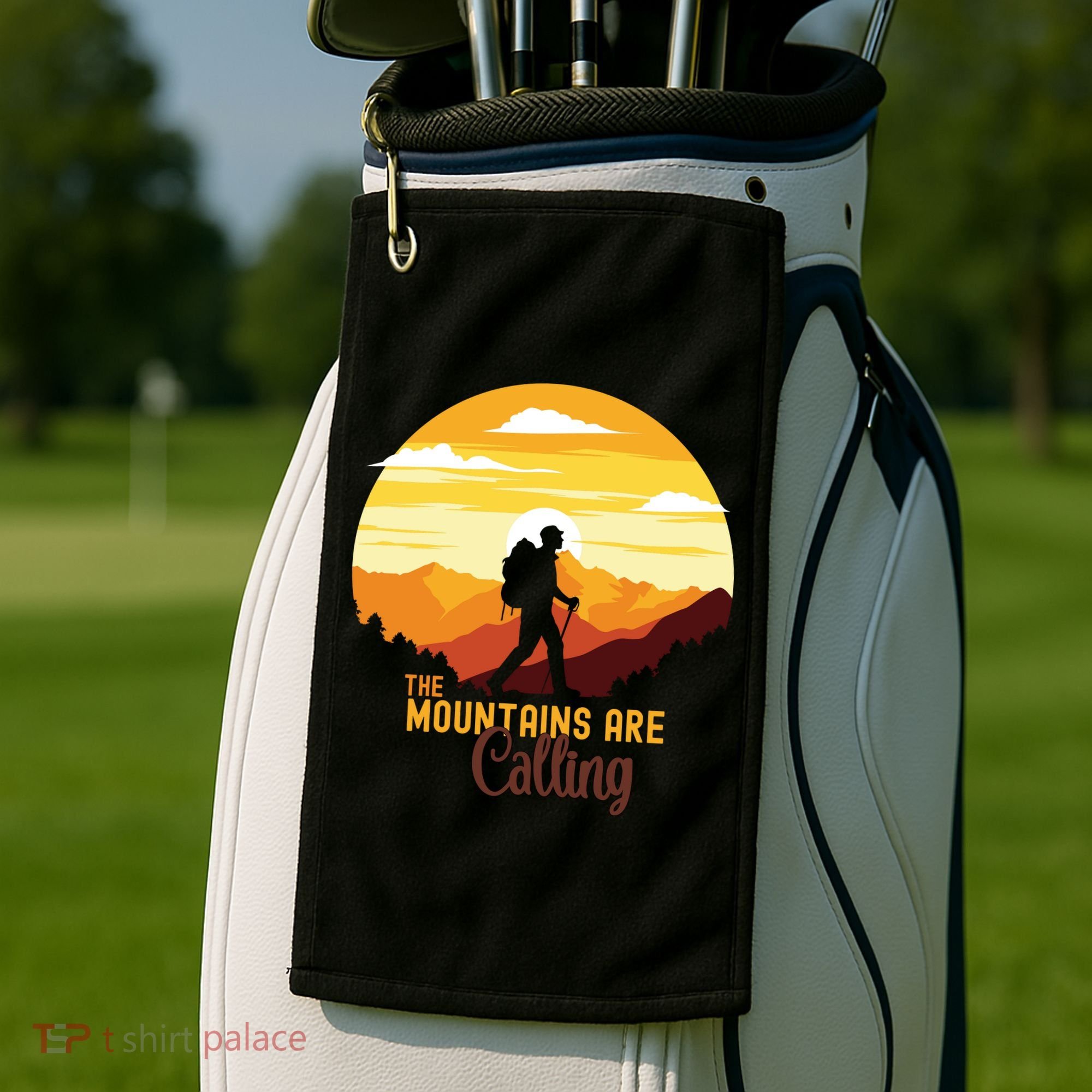 The Mountains Are Calling Golf Towel