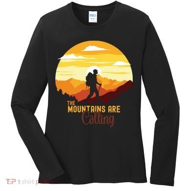 The Mountains Are Calling Women's Long Sleeve Shirt
